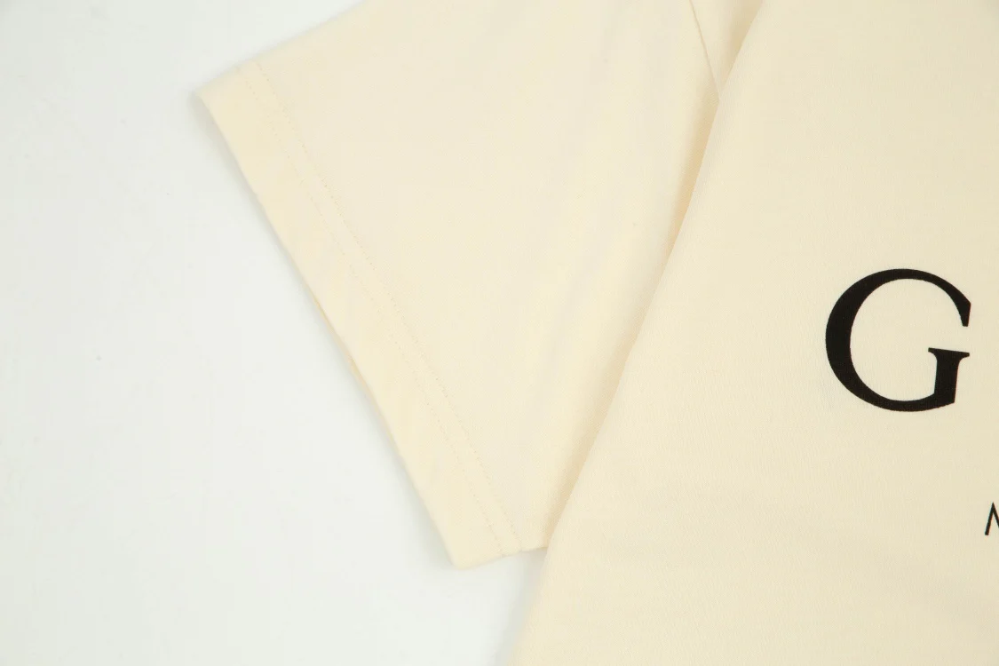 Printed crew neck cotton T-shirt