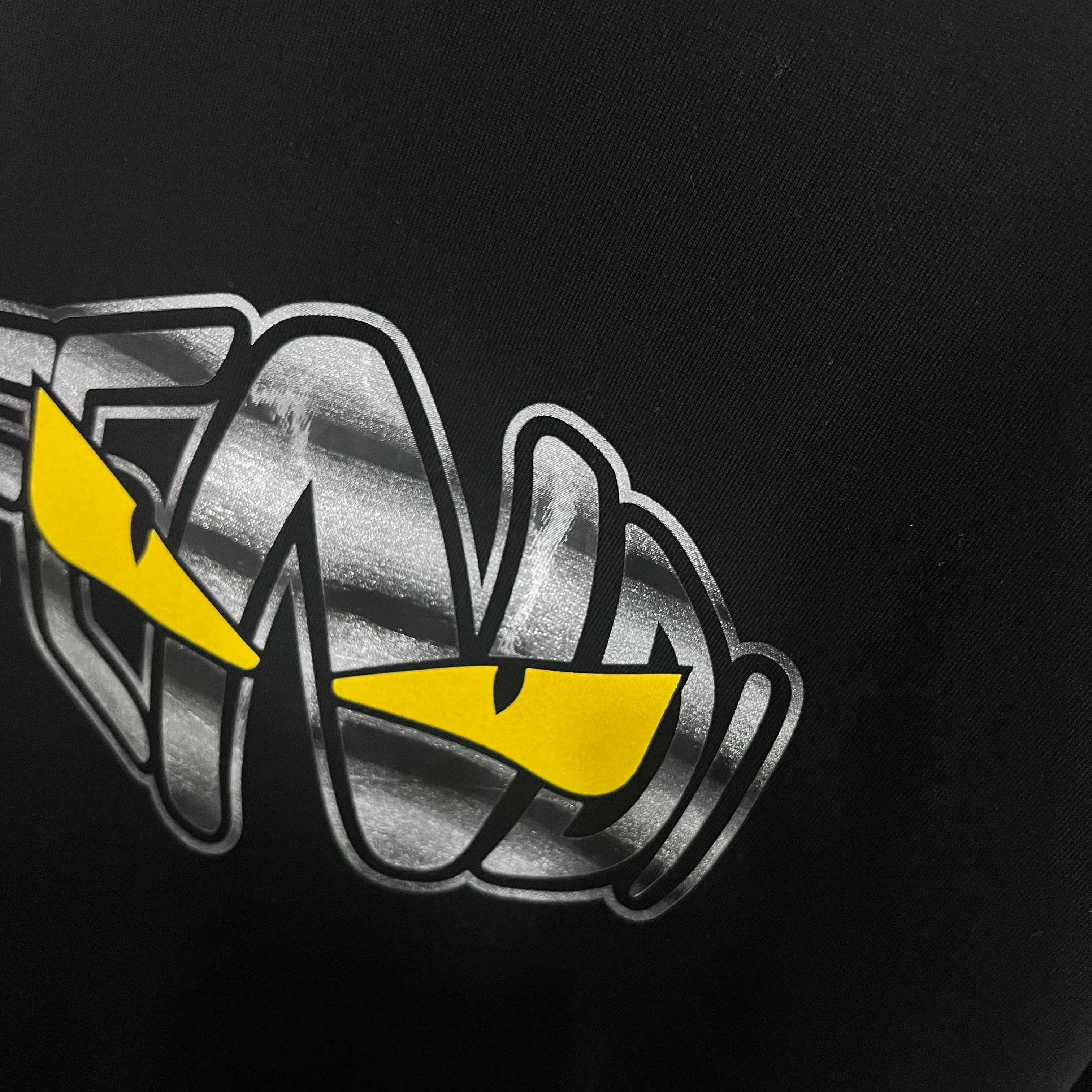 Laser Gradient Letters Sweatshirt