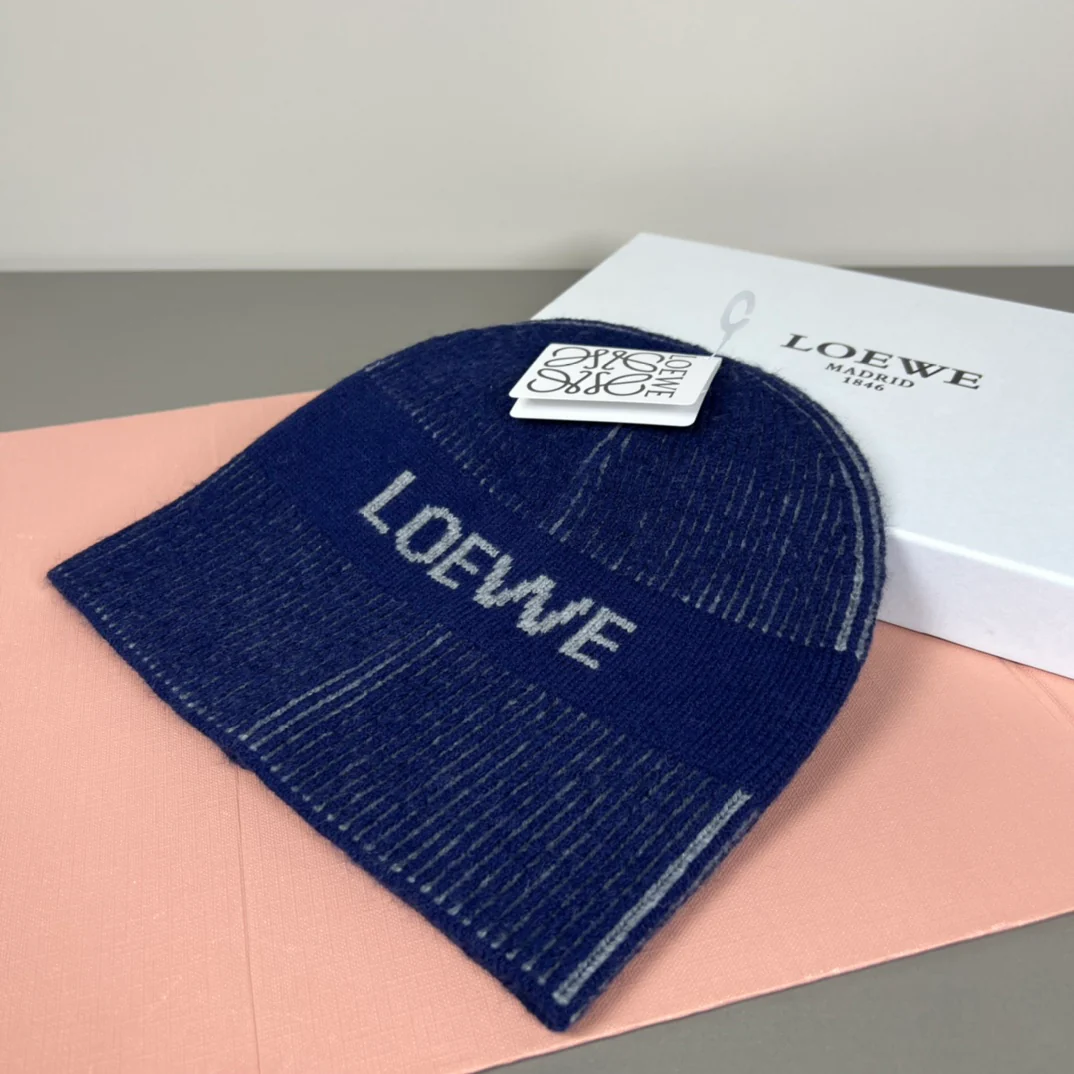 Jacquard Cashmere Knitted  Beanie