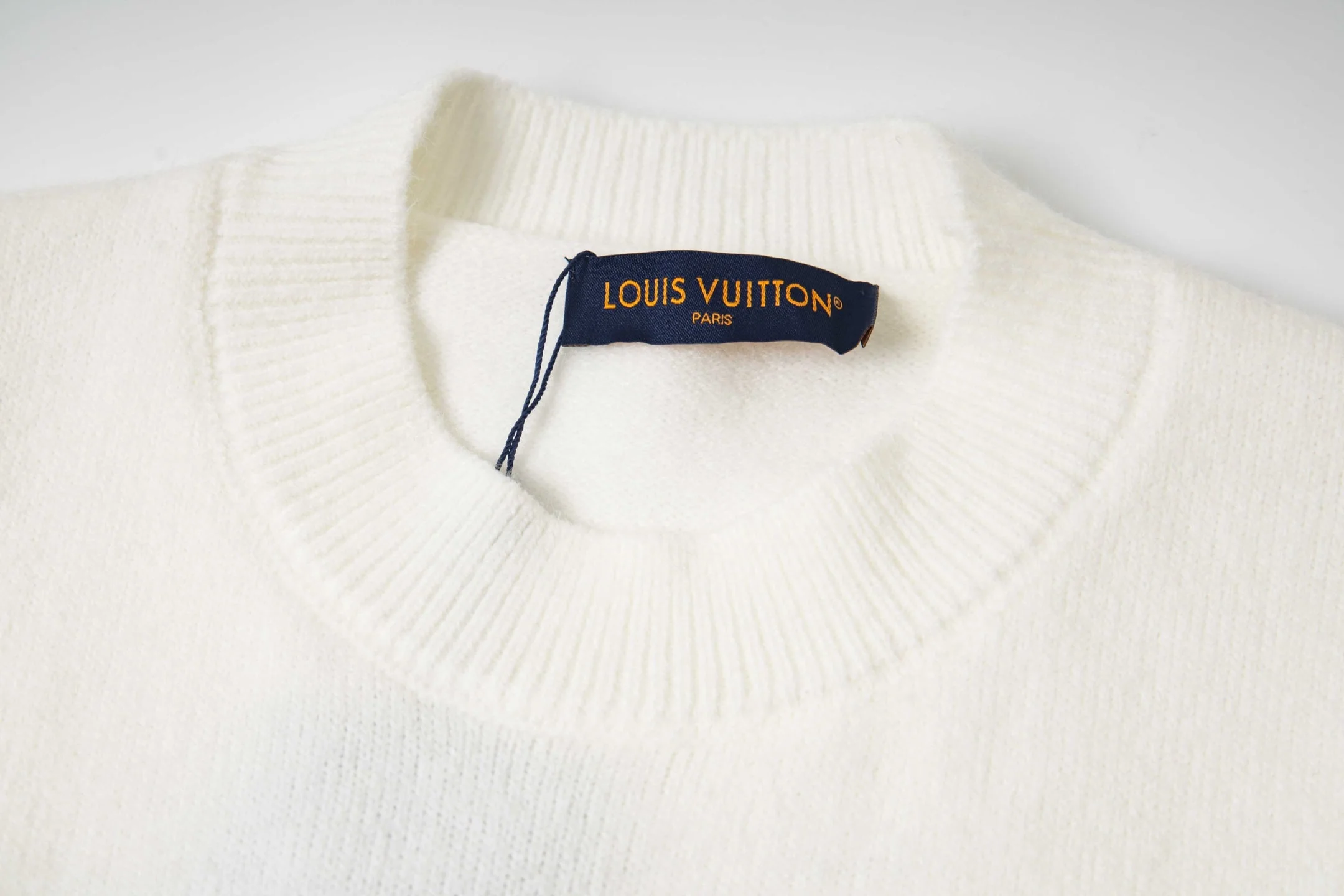 Wool and cashmere monogram sweater
