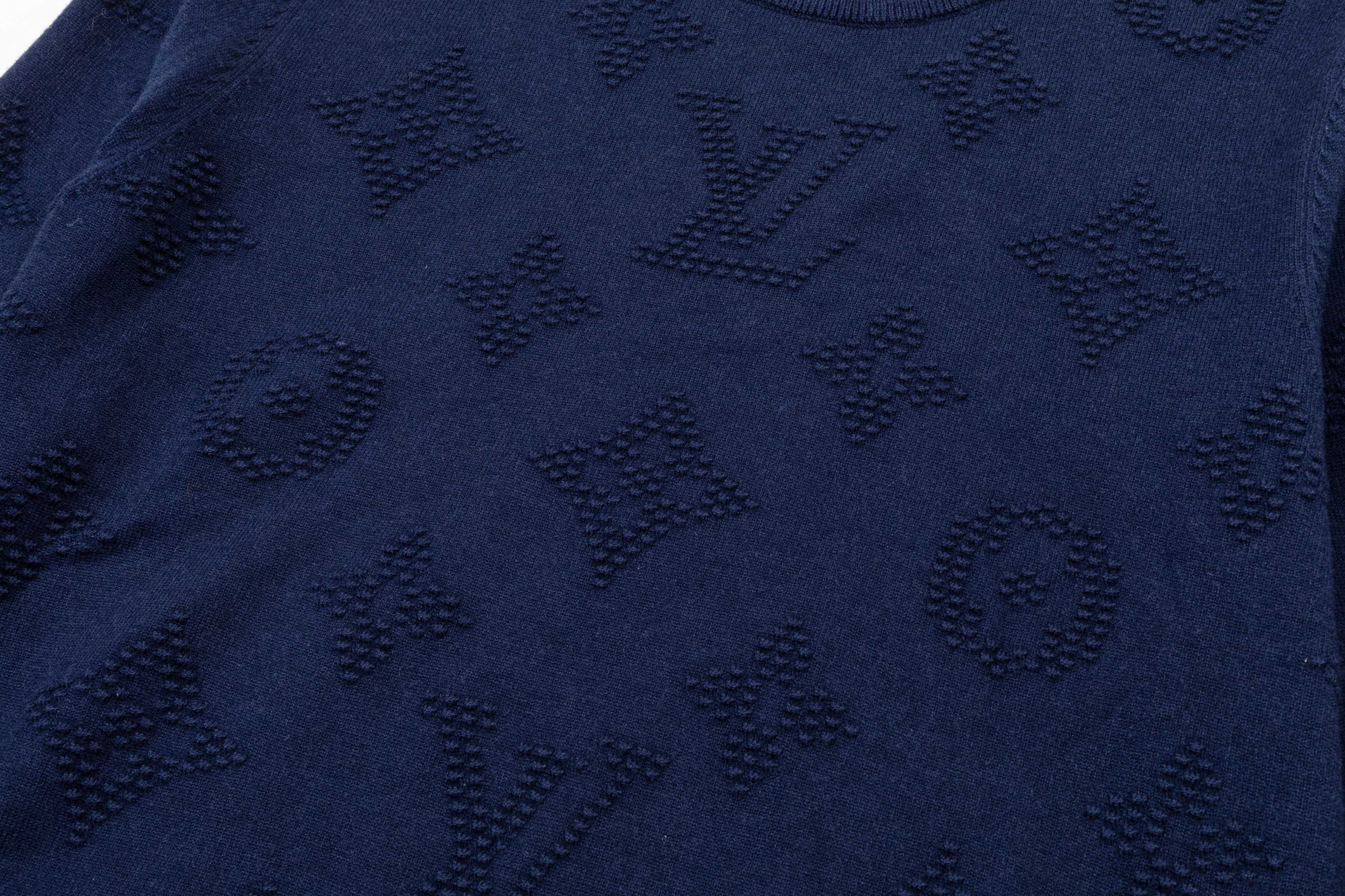 jacquard crew neck cashmere sweatshirt