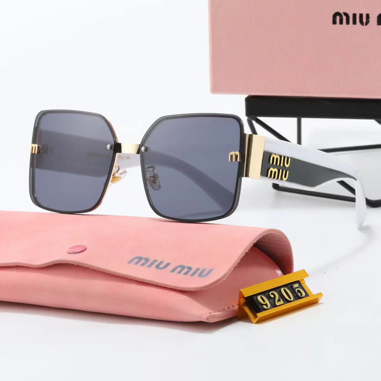 6 Color Square Frame Women's Sunglasses  9205