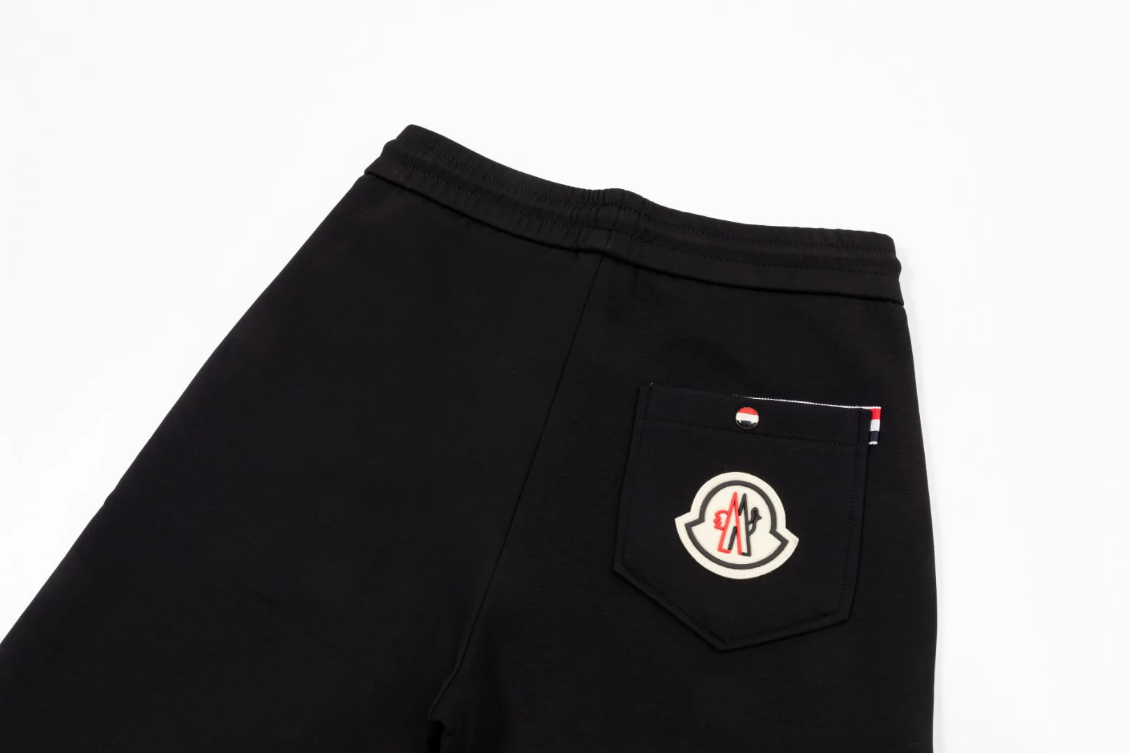 Embroidery  cotton drawstring trousers