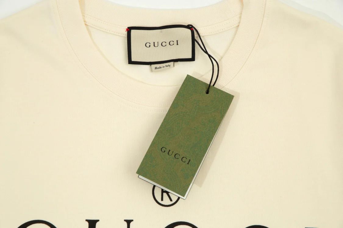 Printed crew neck cotton T-shirt