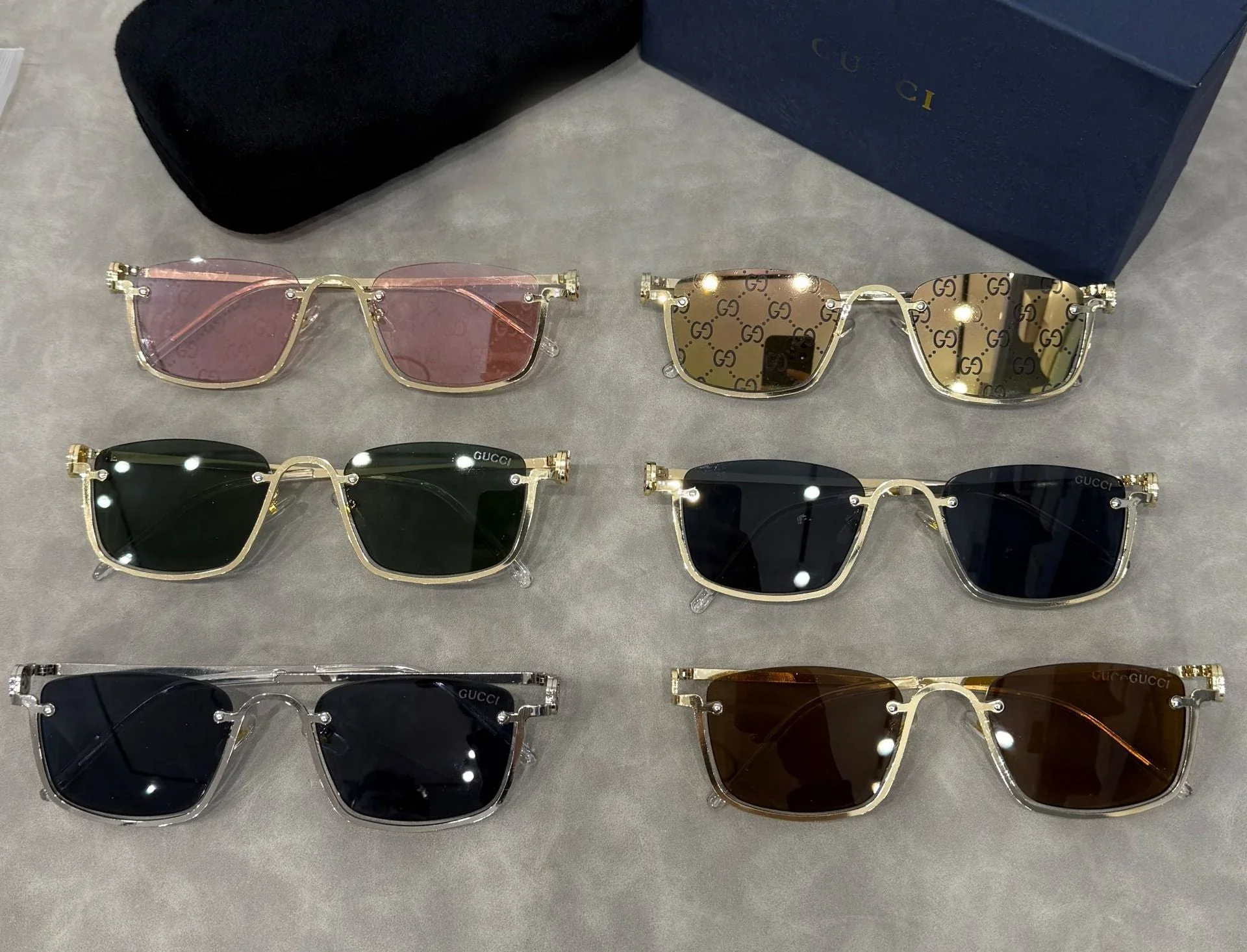 Premium Metal Temples Retro Fashionable Sunglasses