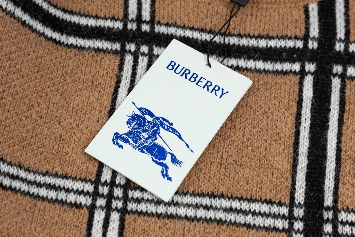 Classic Plaid Camel Sweater