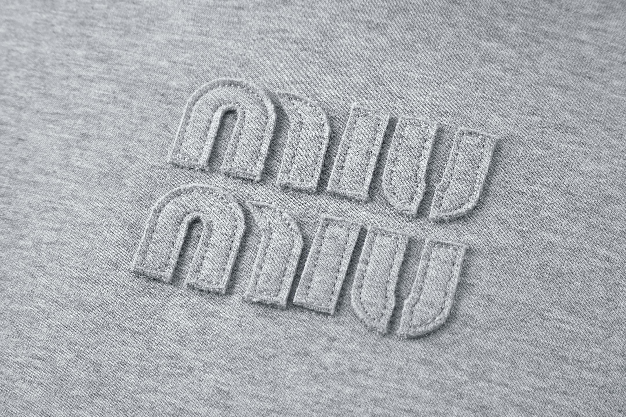 Patchwork embroidered cotton sweatshirt