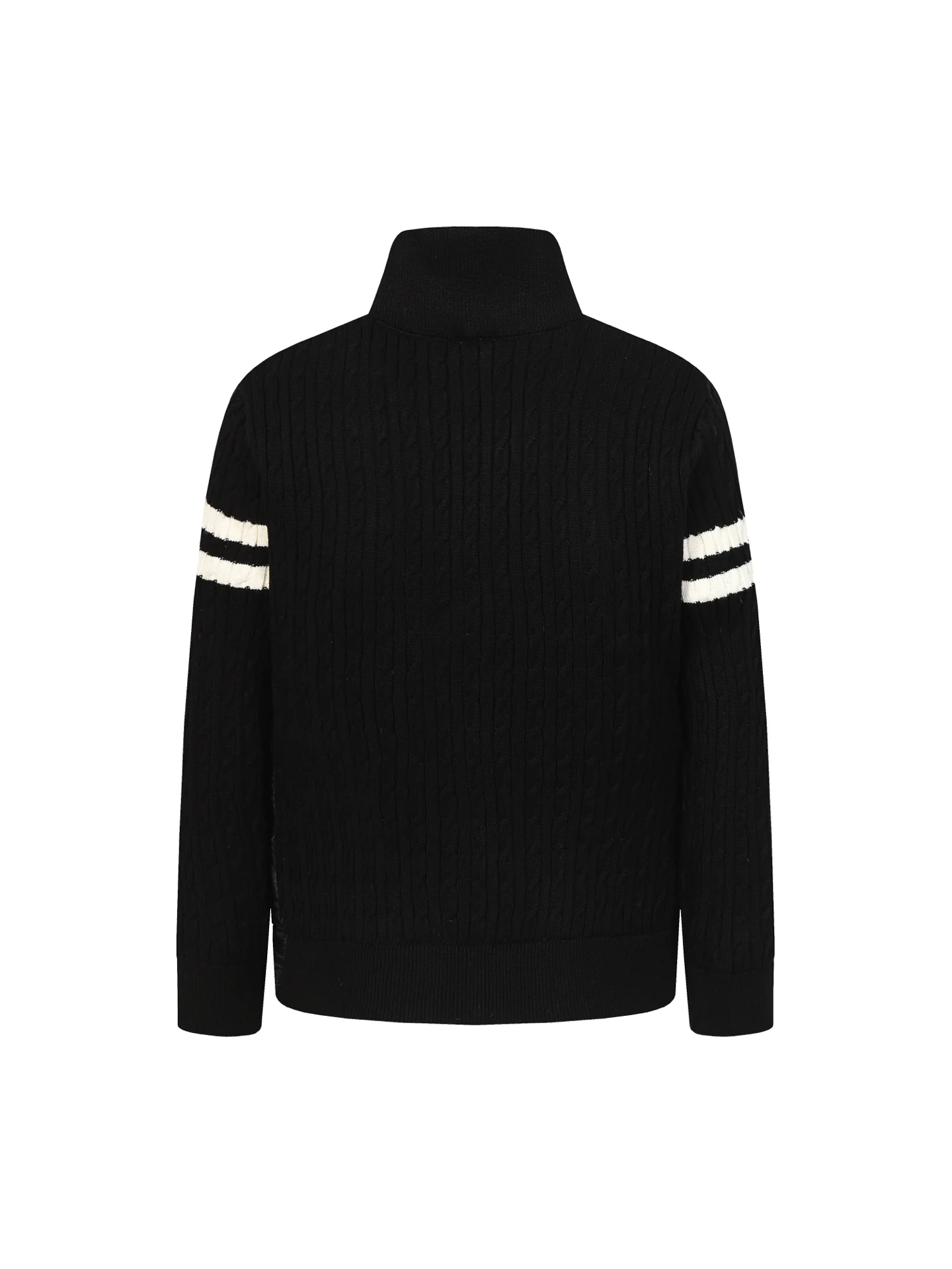 wool knitted down jacket