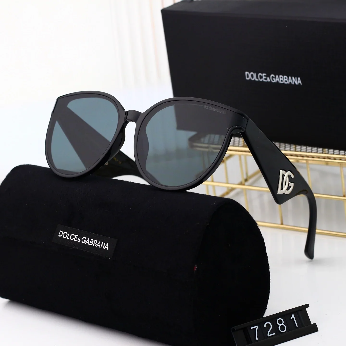 HD lens full frame sunglasses 7281