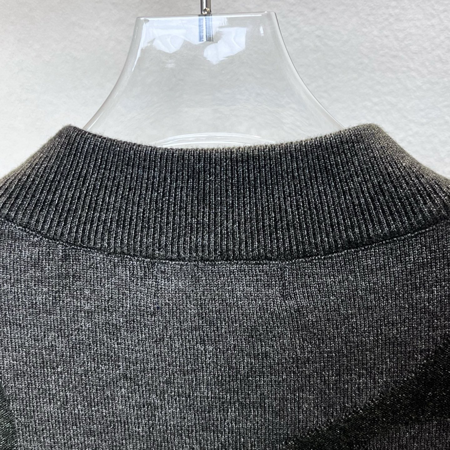 jacquard cashmere sweatshirt