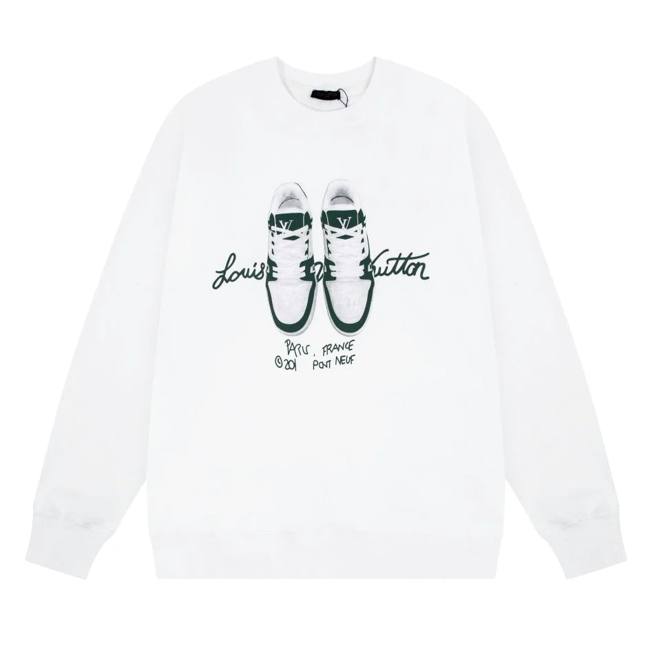 Knitted printed sweatshirt