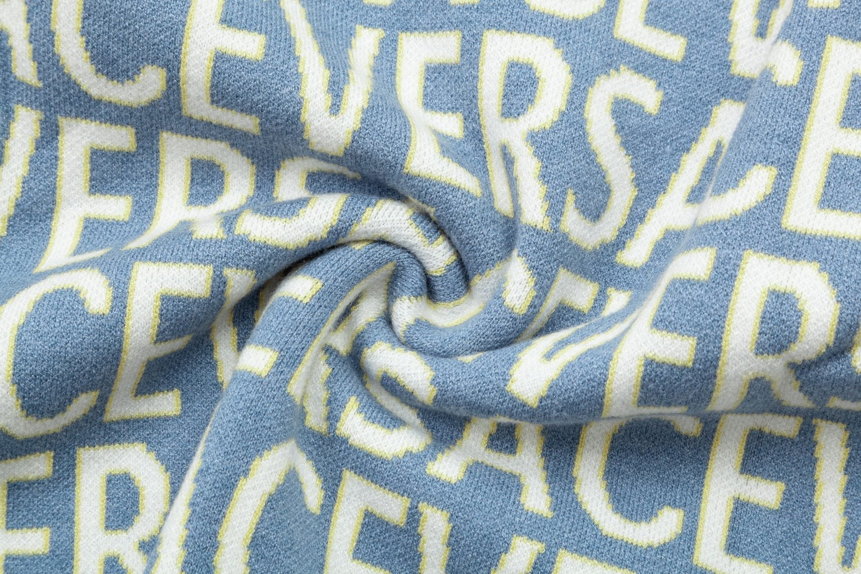 knitted jacquard sweatshirt