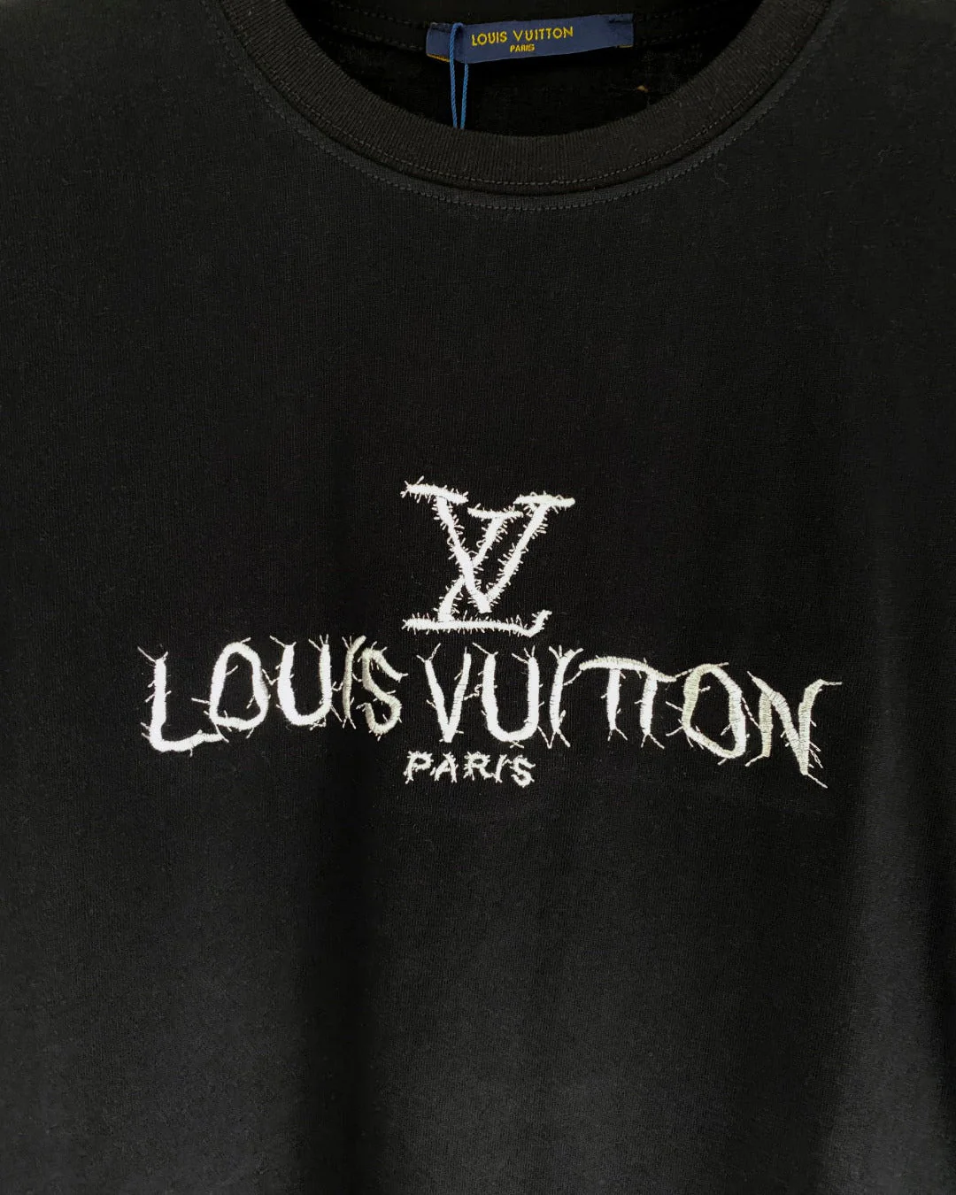 Embroidered print T-shirt