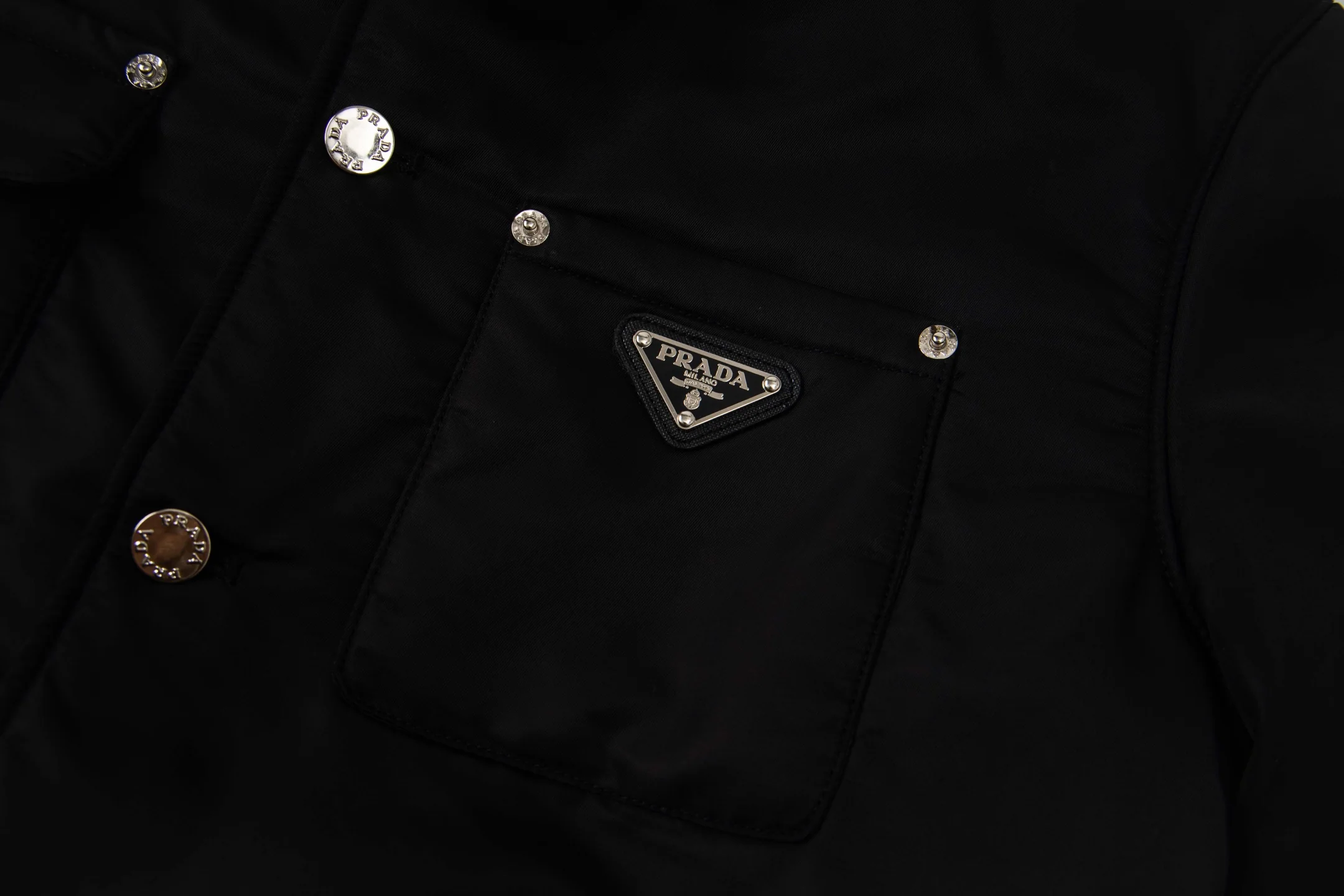 Lapel pocket cotton jacket