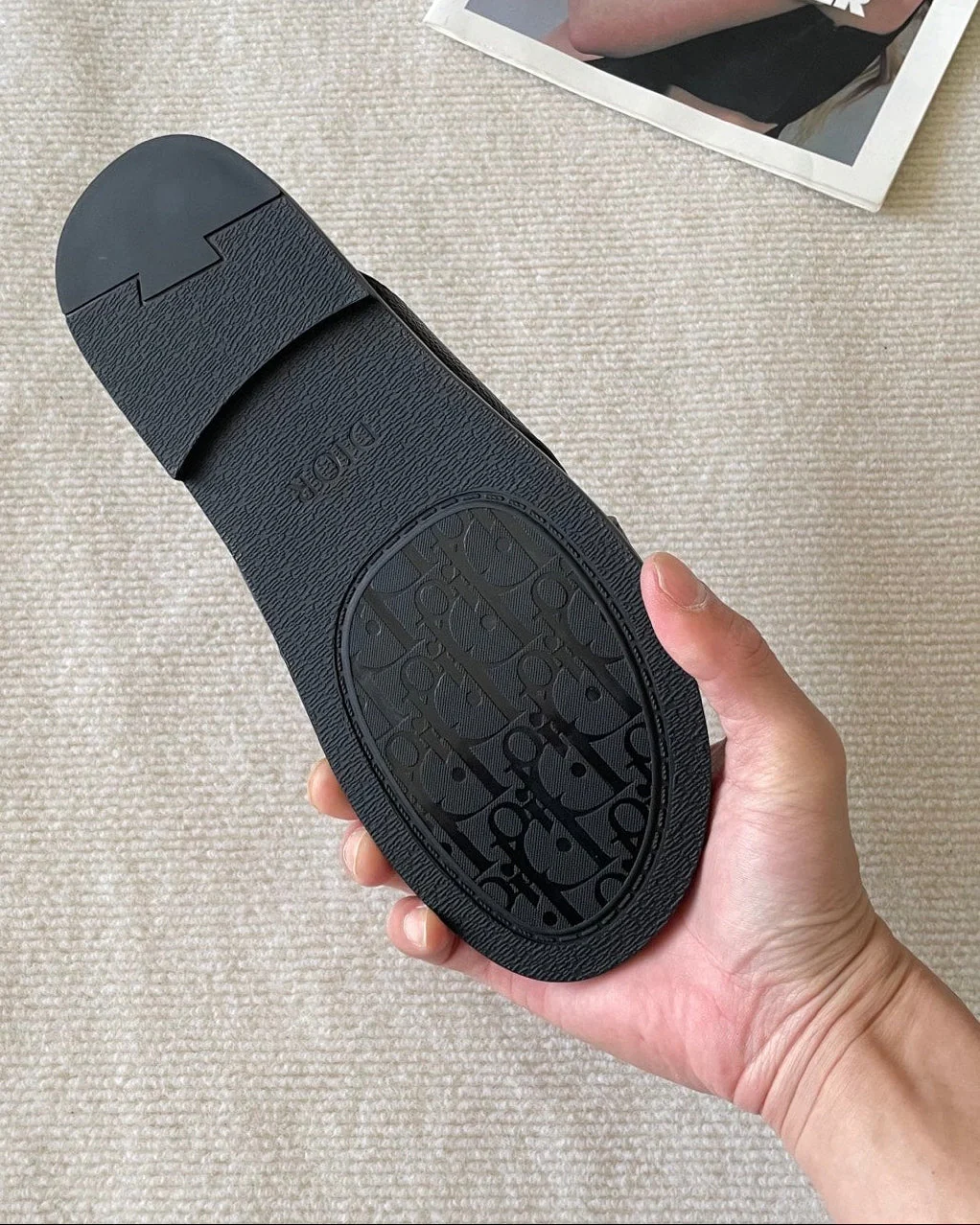 Men's canvas cross slippers