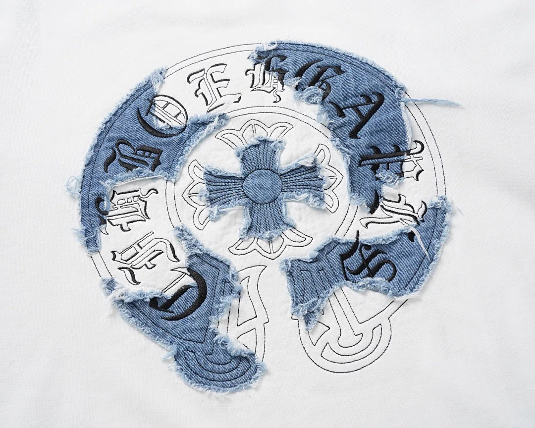 Embroidered Patch Sweatshirt