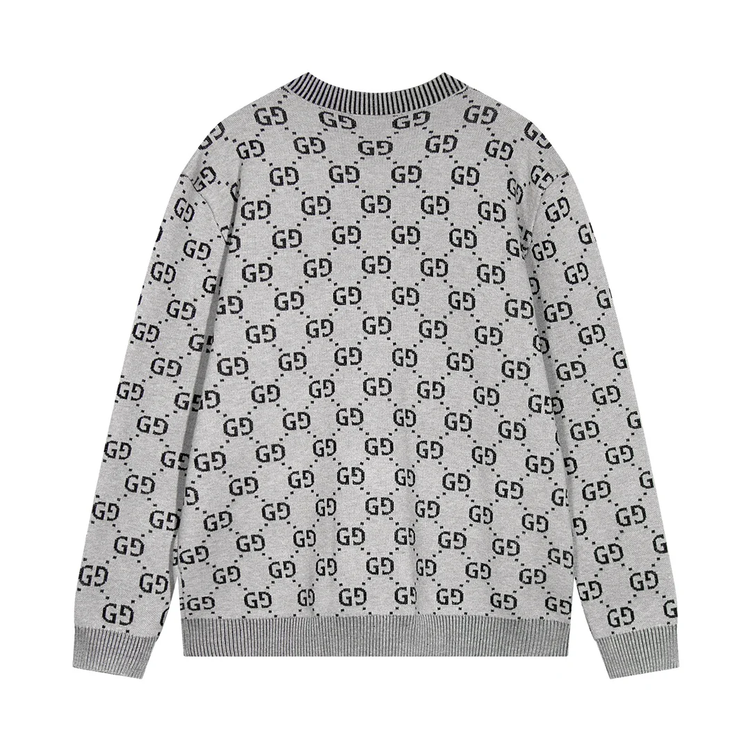 Jacquard cashmere sweater cardigan