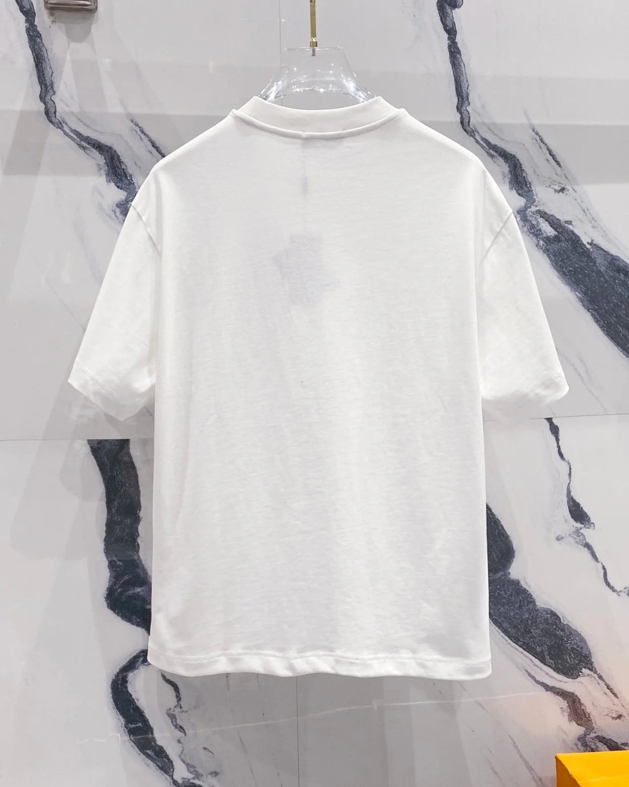 Fashion patch cotton T-shirt