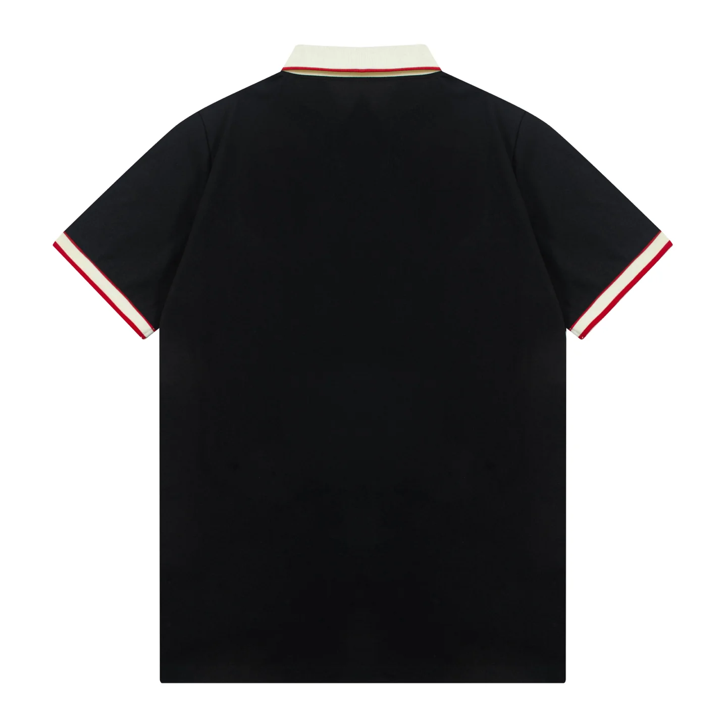 Lapel cotton polo shirt