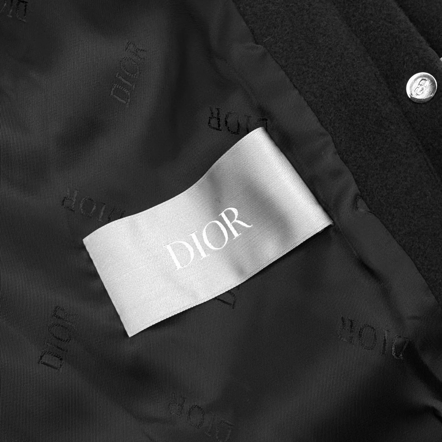 Embroidered printed baseball jacket