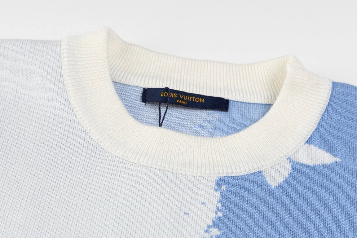 Gradient Print Sweater