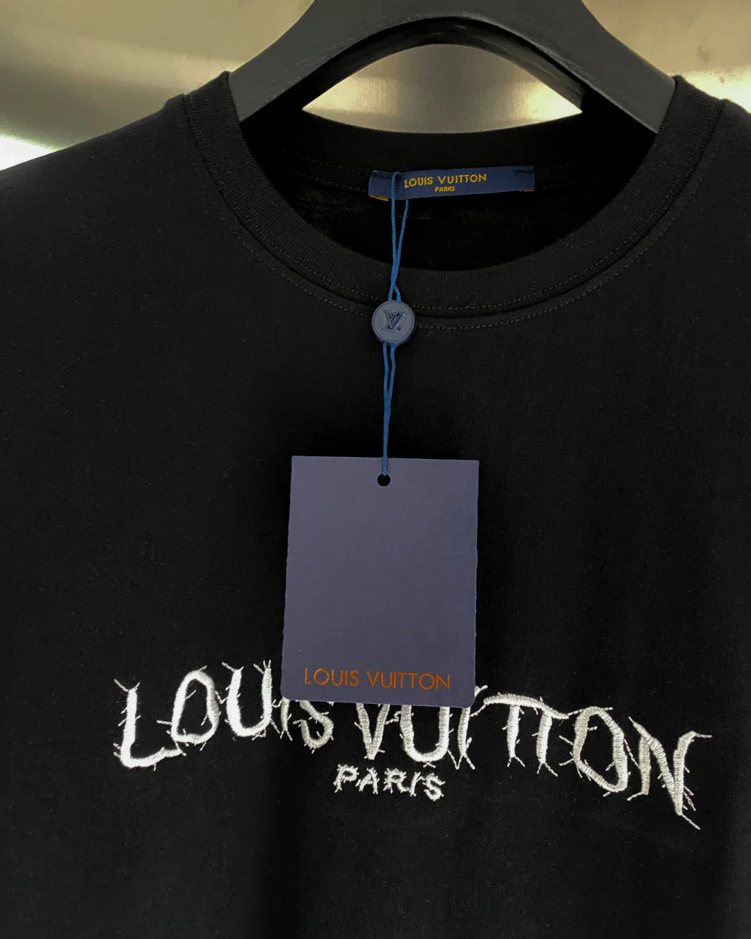 Embroidered print T-shirt