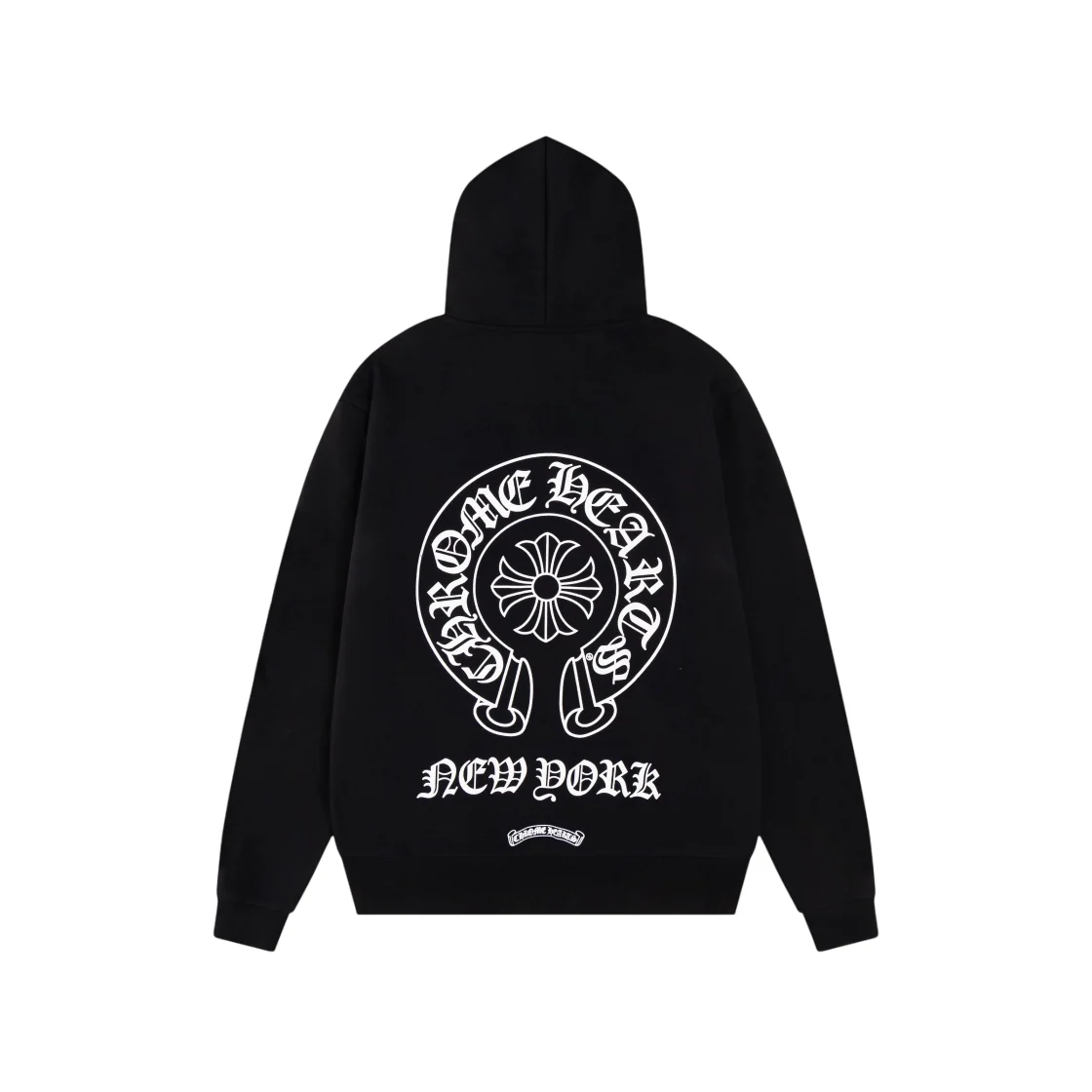 Printed Zippered Sweatshirt Jacket