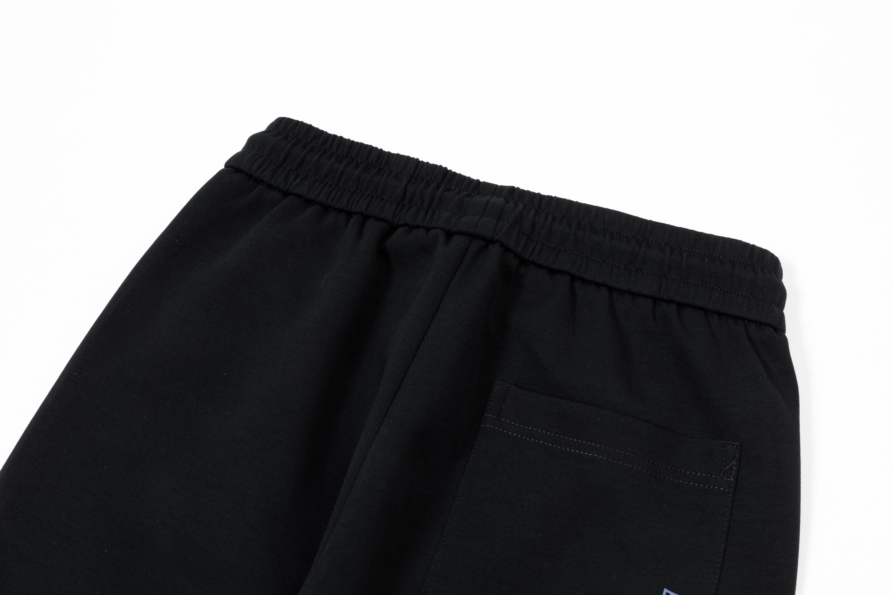 Embroidered drawstring casual trousers