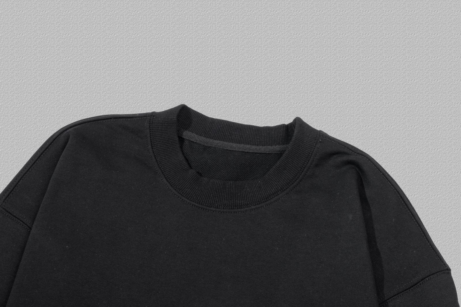 Laser Printed Cotton Sweatshirt