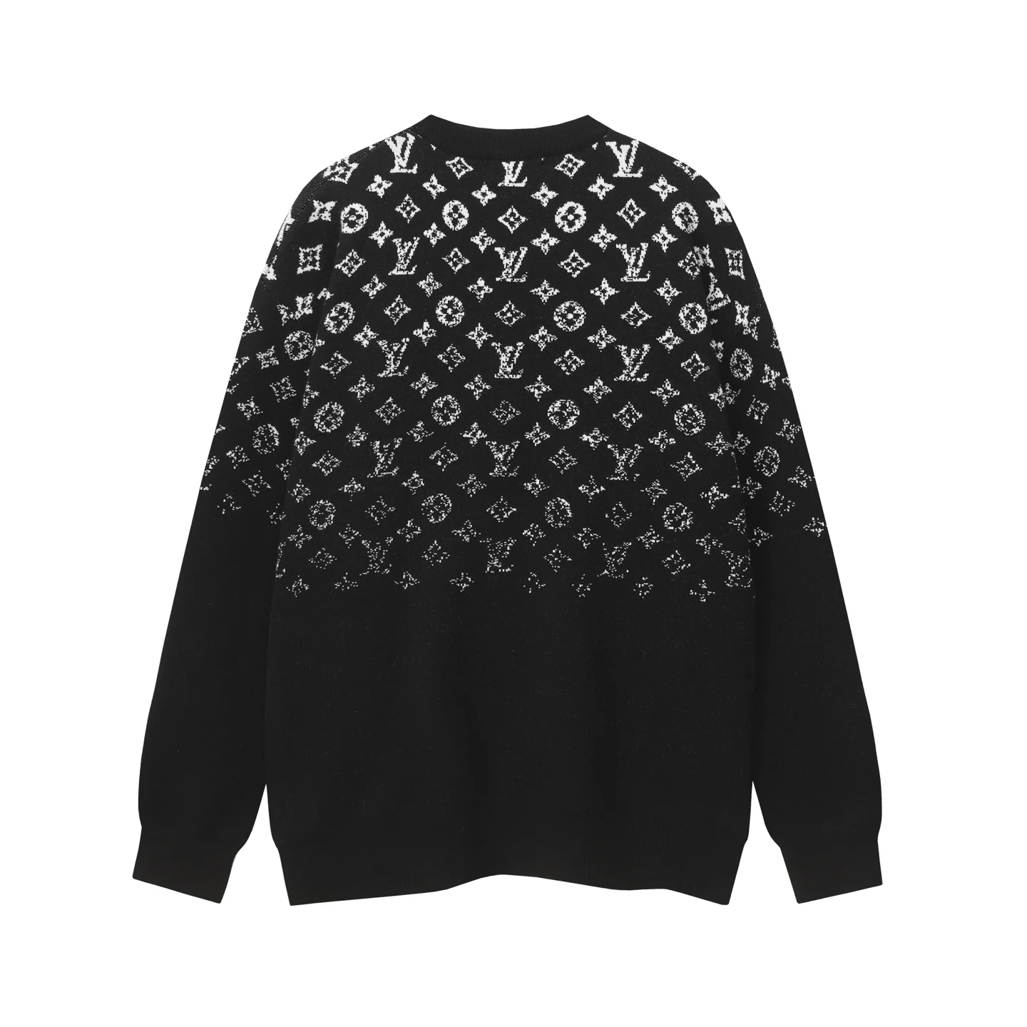 knitted jacquard cashmere sweater