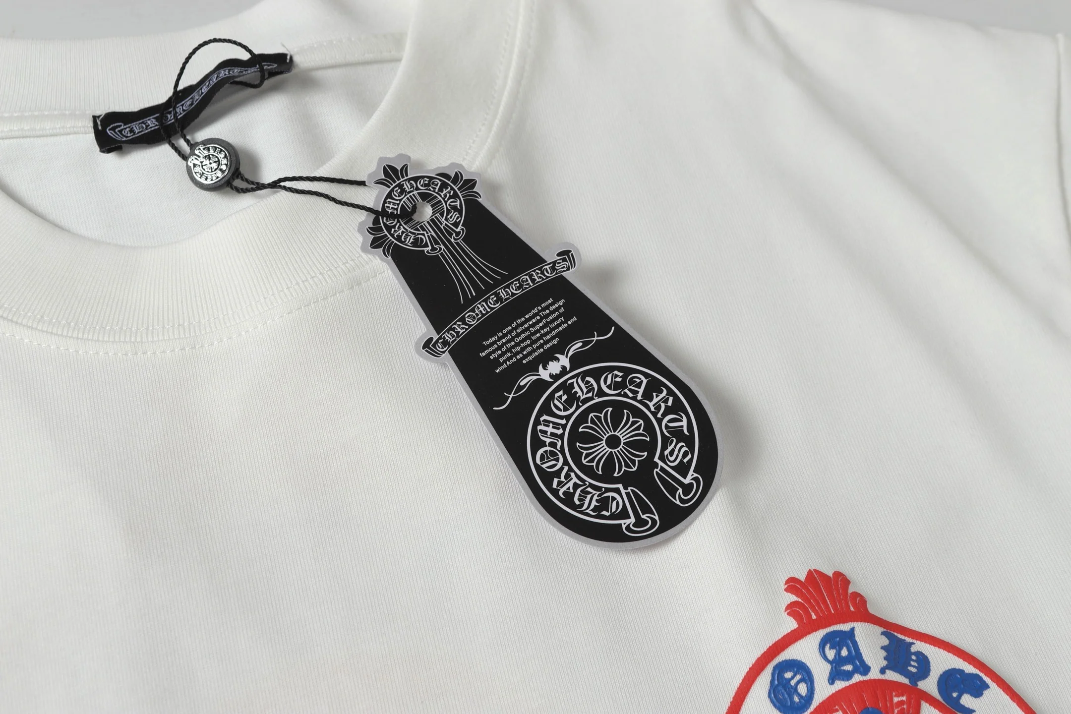 Bubble crew neck printed T-shirt