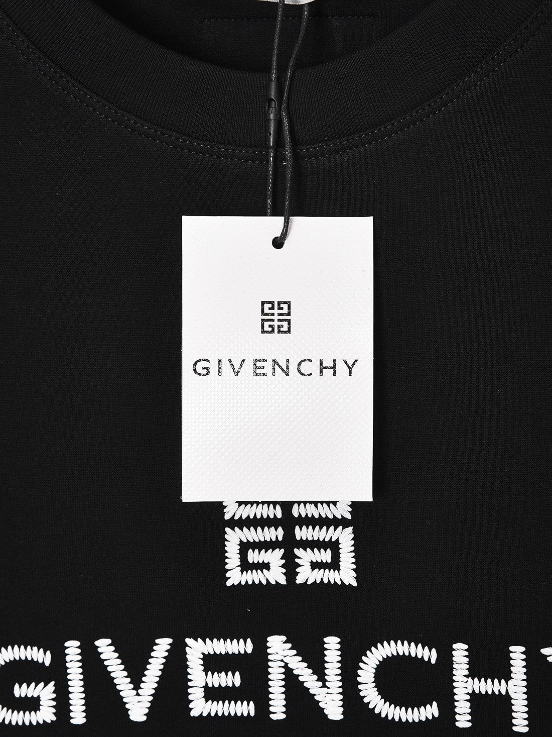 Embroidered cotton sweatshirt