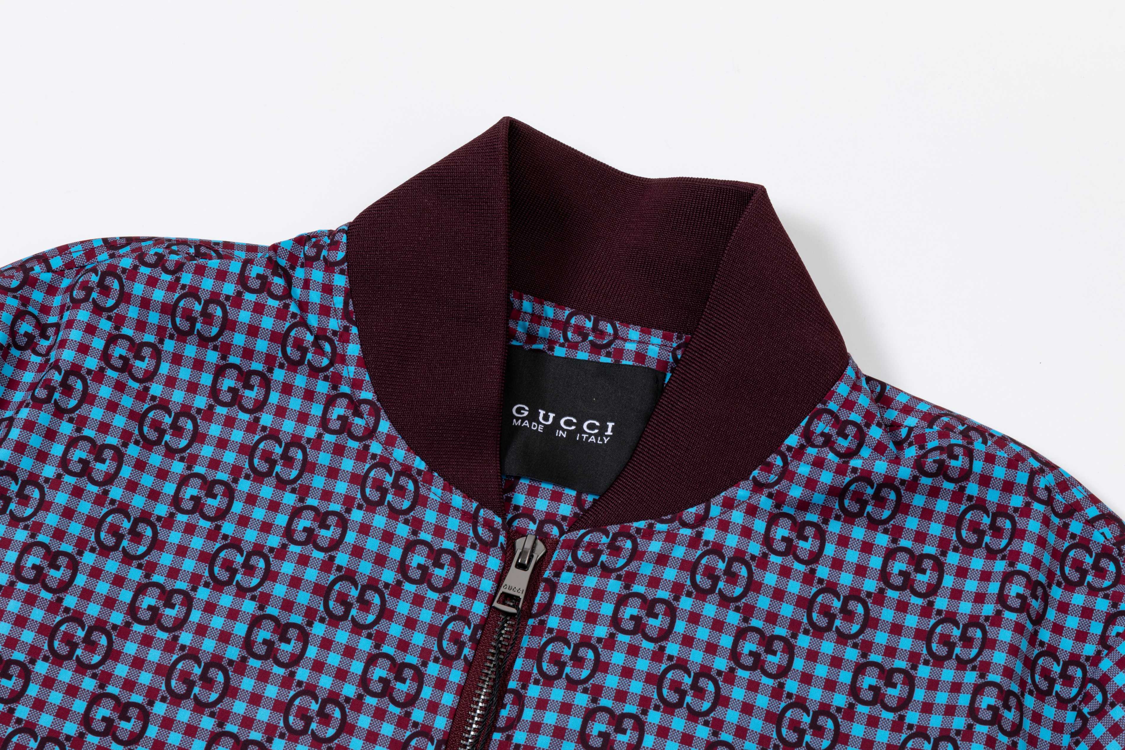 Satin jacquard baseball jacket