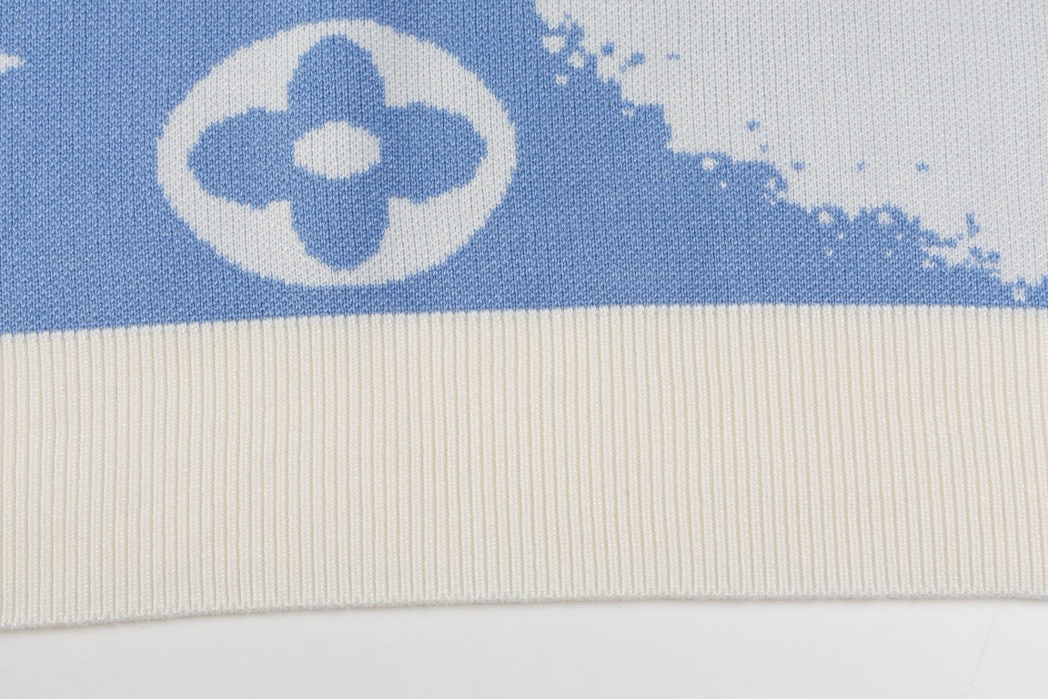 Gradient Print Sweater