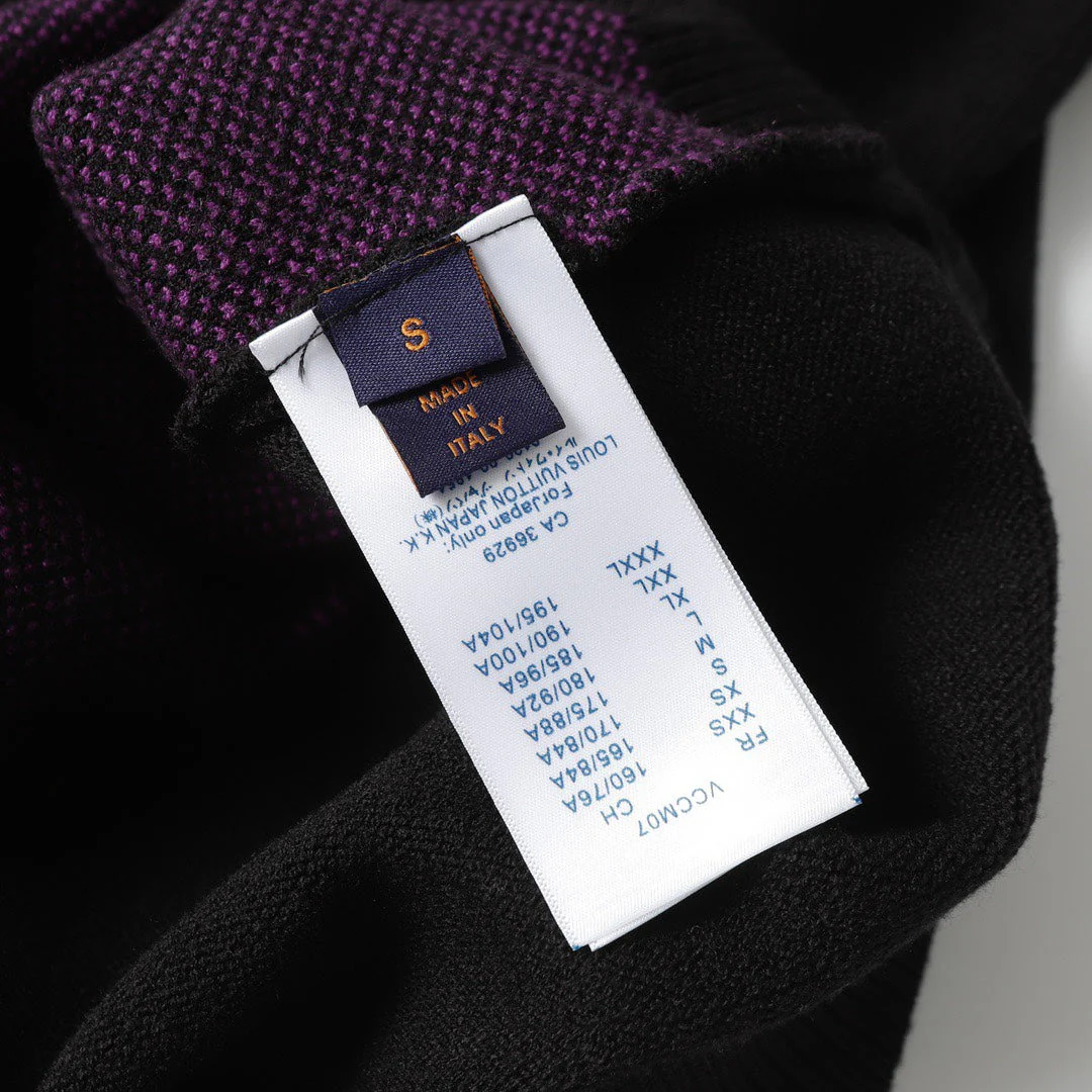 jacquard knit sweater