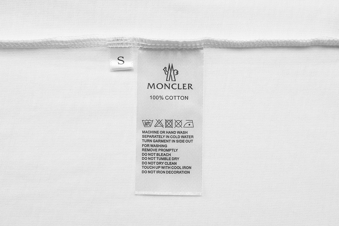Embroidered logo cotton T-shirt
