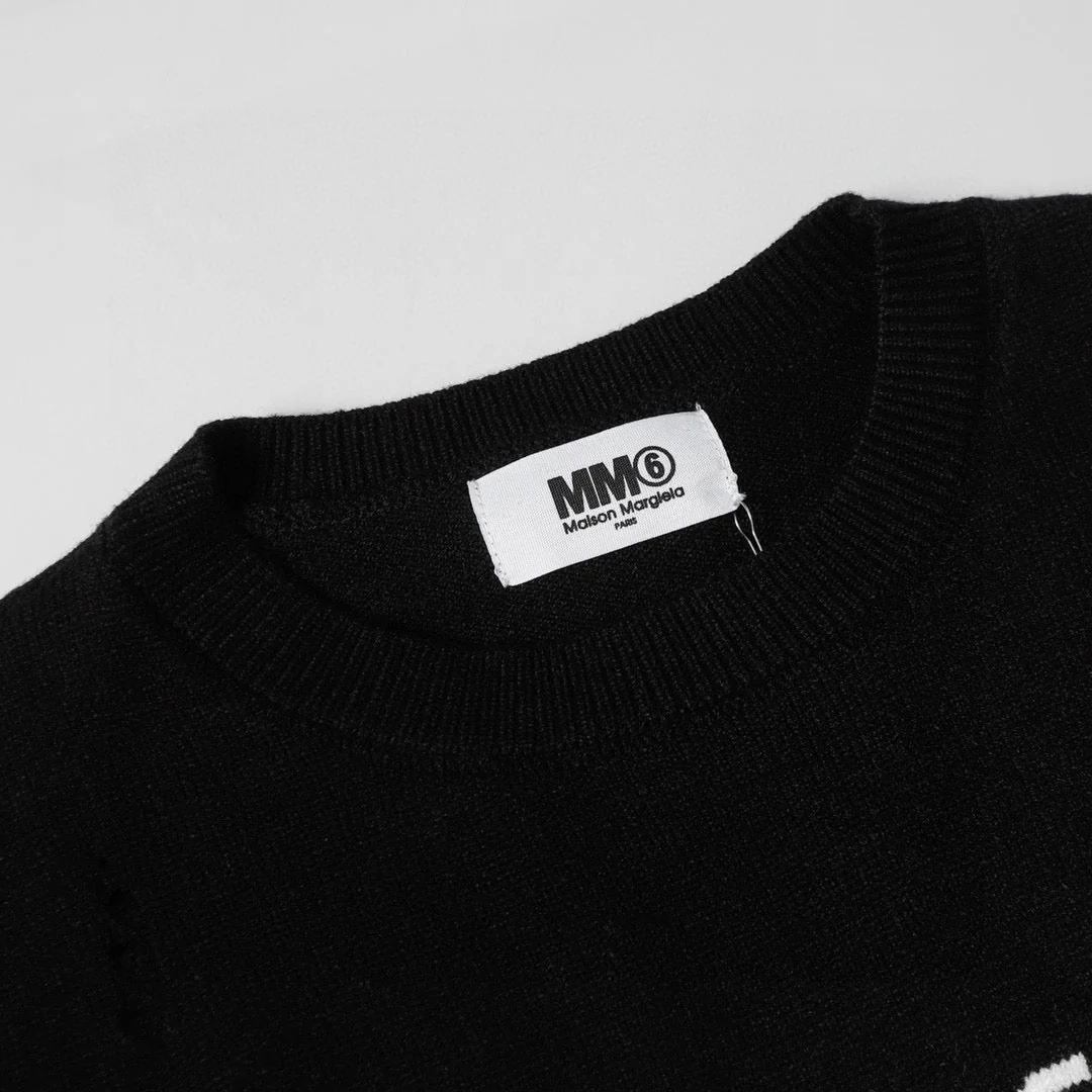 knitted jacquard sweatshirt