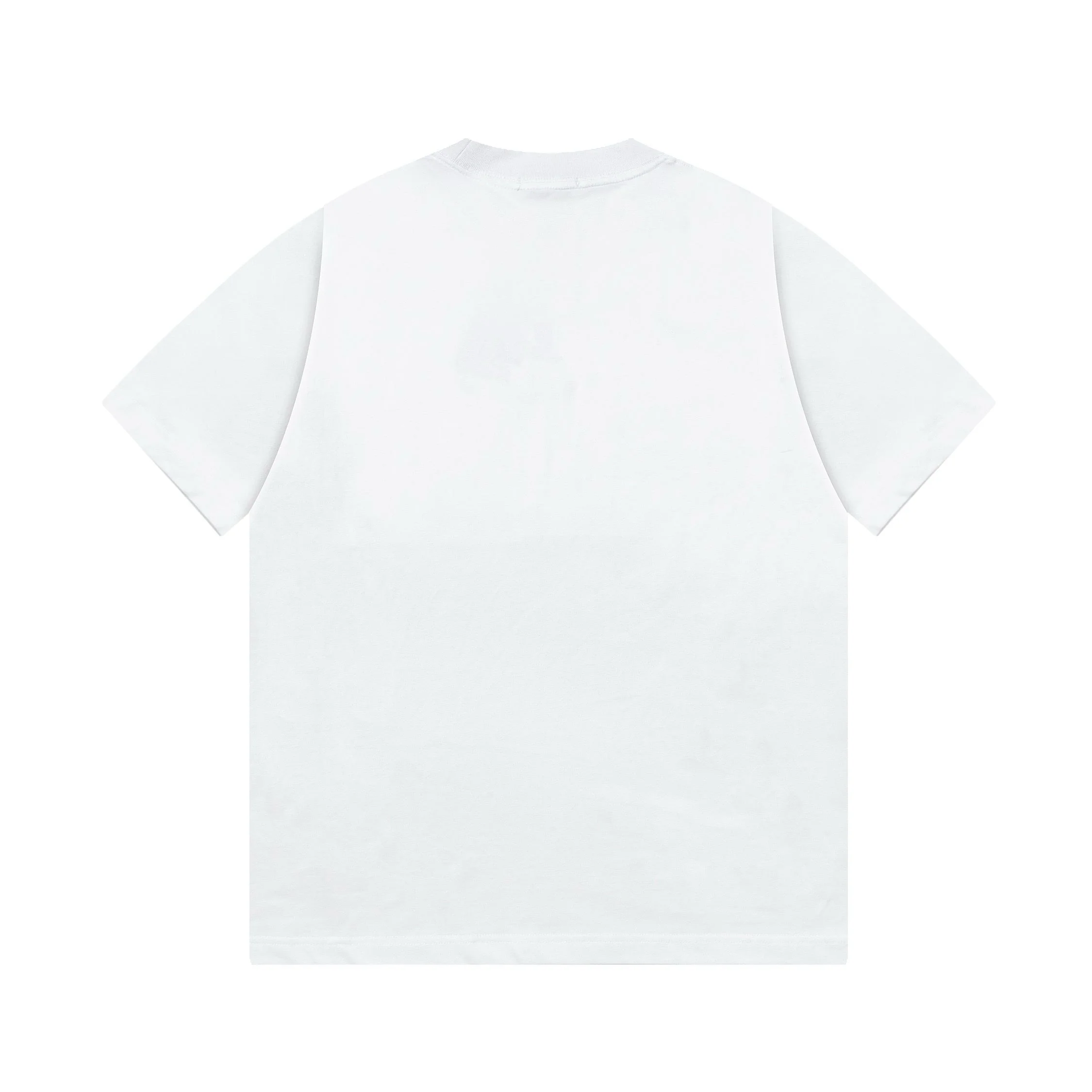 Simple embroidered cotton T-shirt