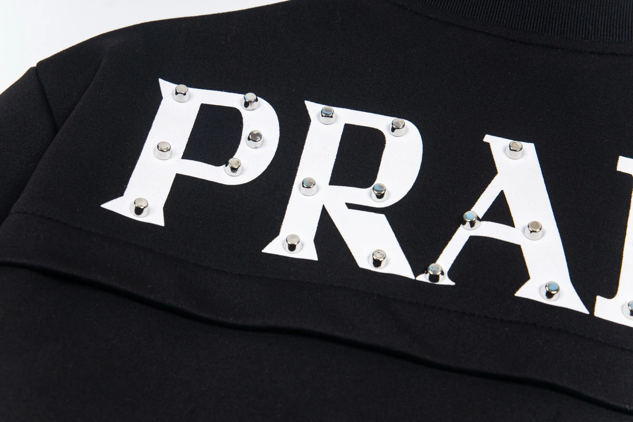 Rivet Print Zip-Up Jacket