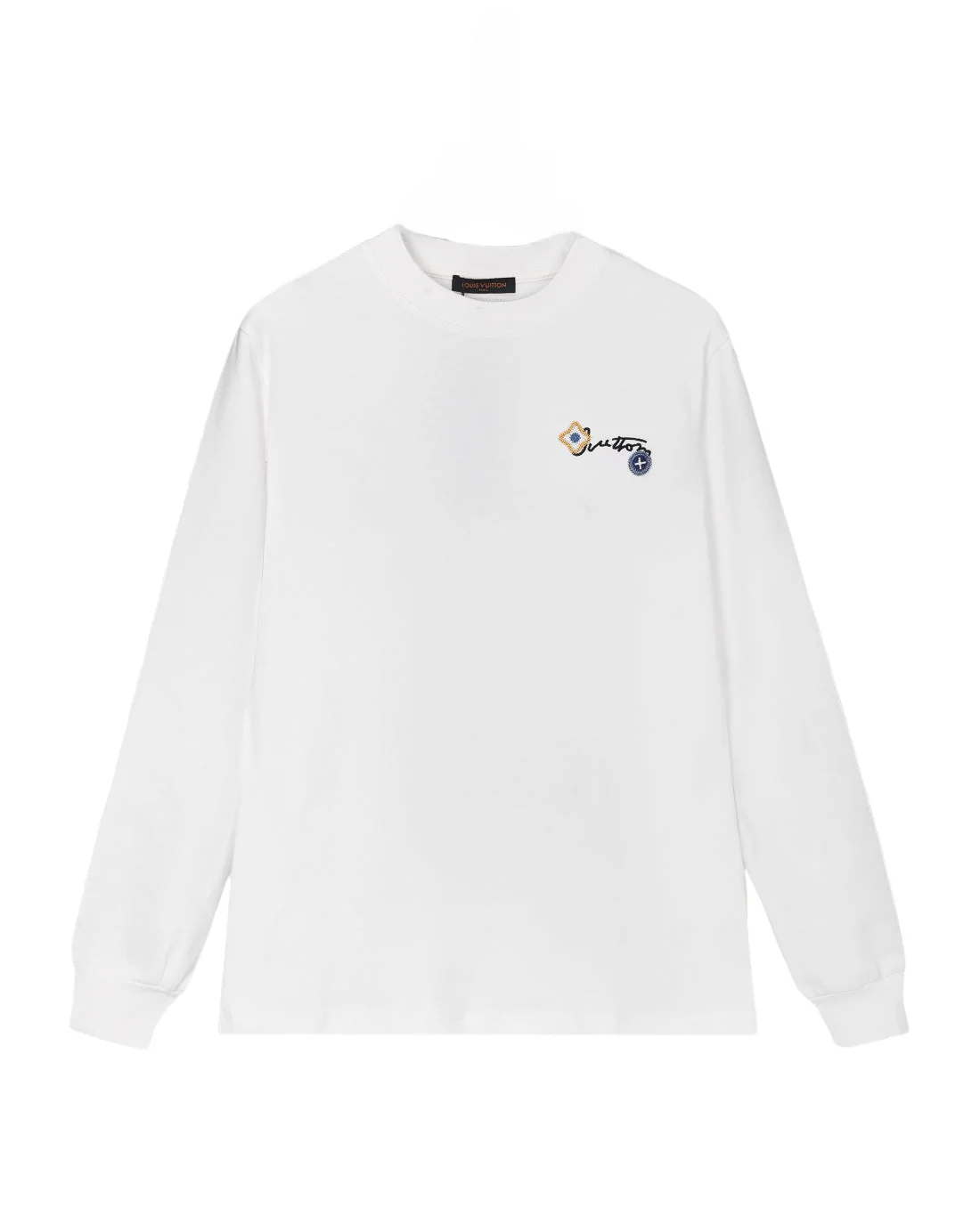 Embroidered cotton sweatshirt