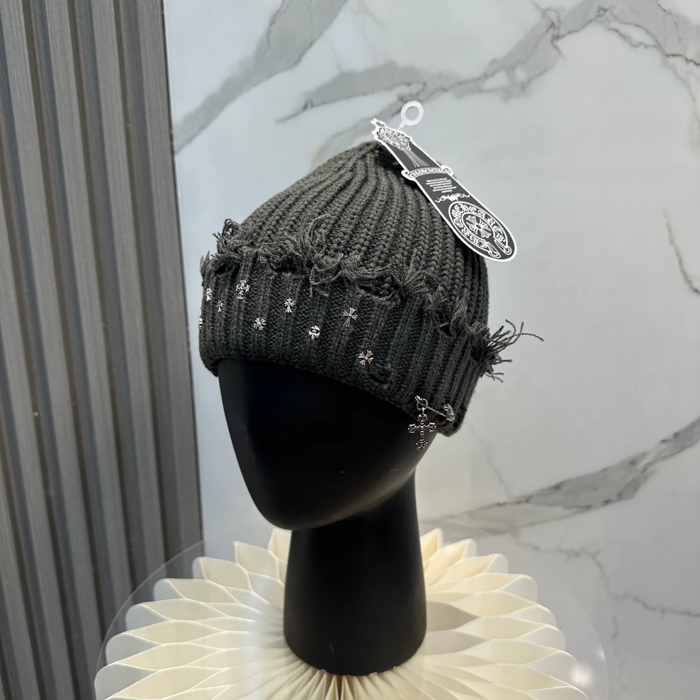 Metal Monogram Cashmere Beanie