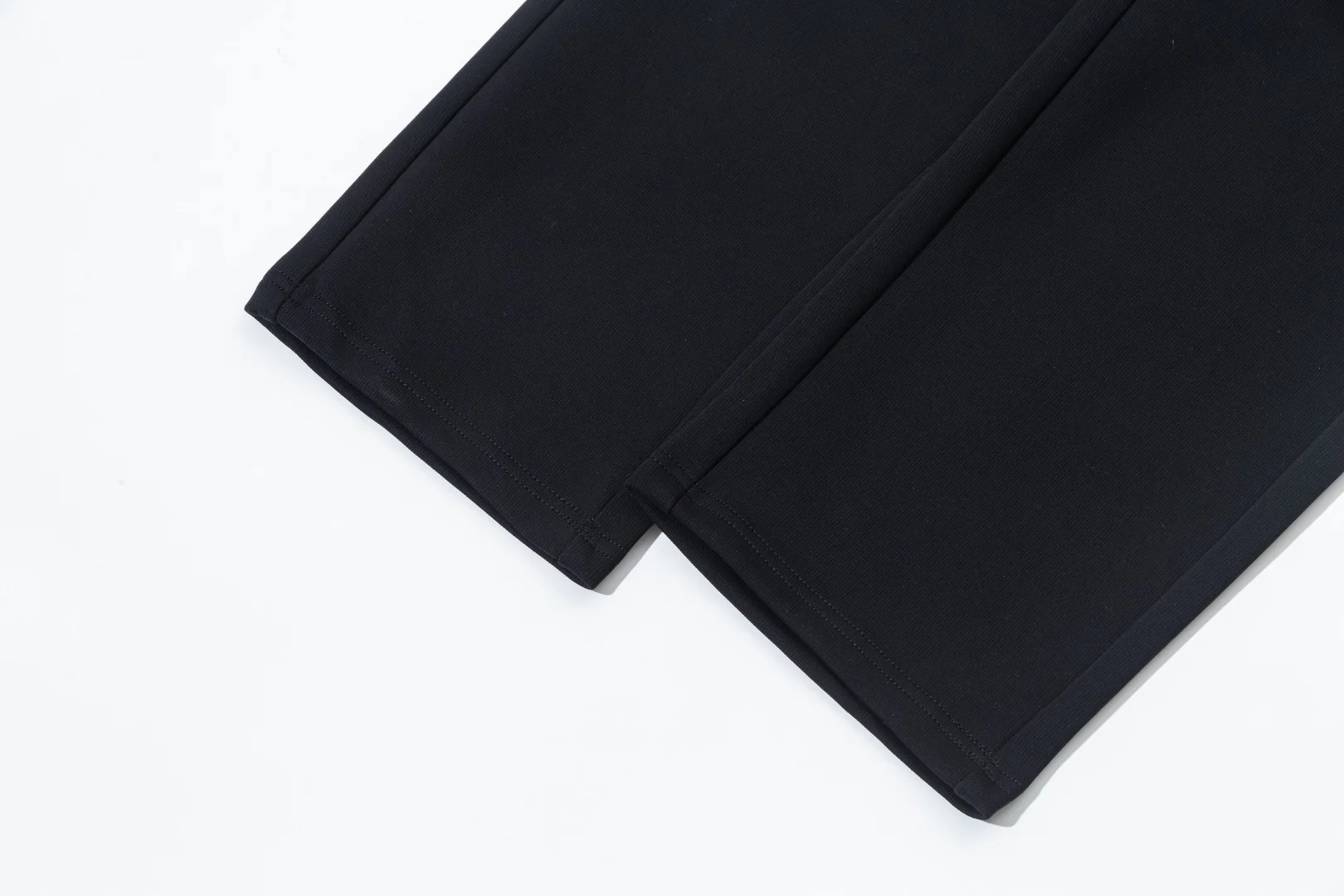 Colorful embroidered cotton drawstring trousers