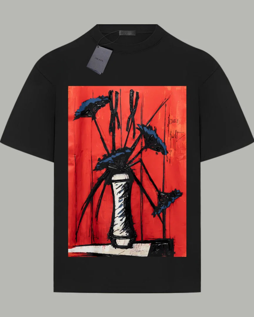 Art oil painting T-shirt
