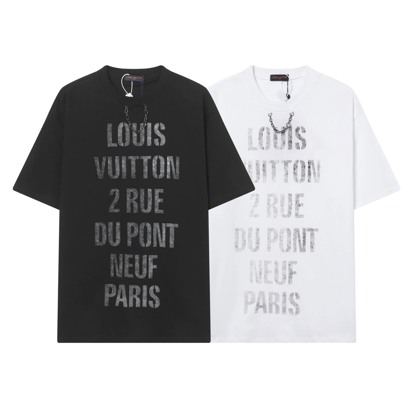 Chain cotton T-shirt