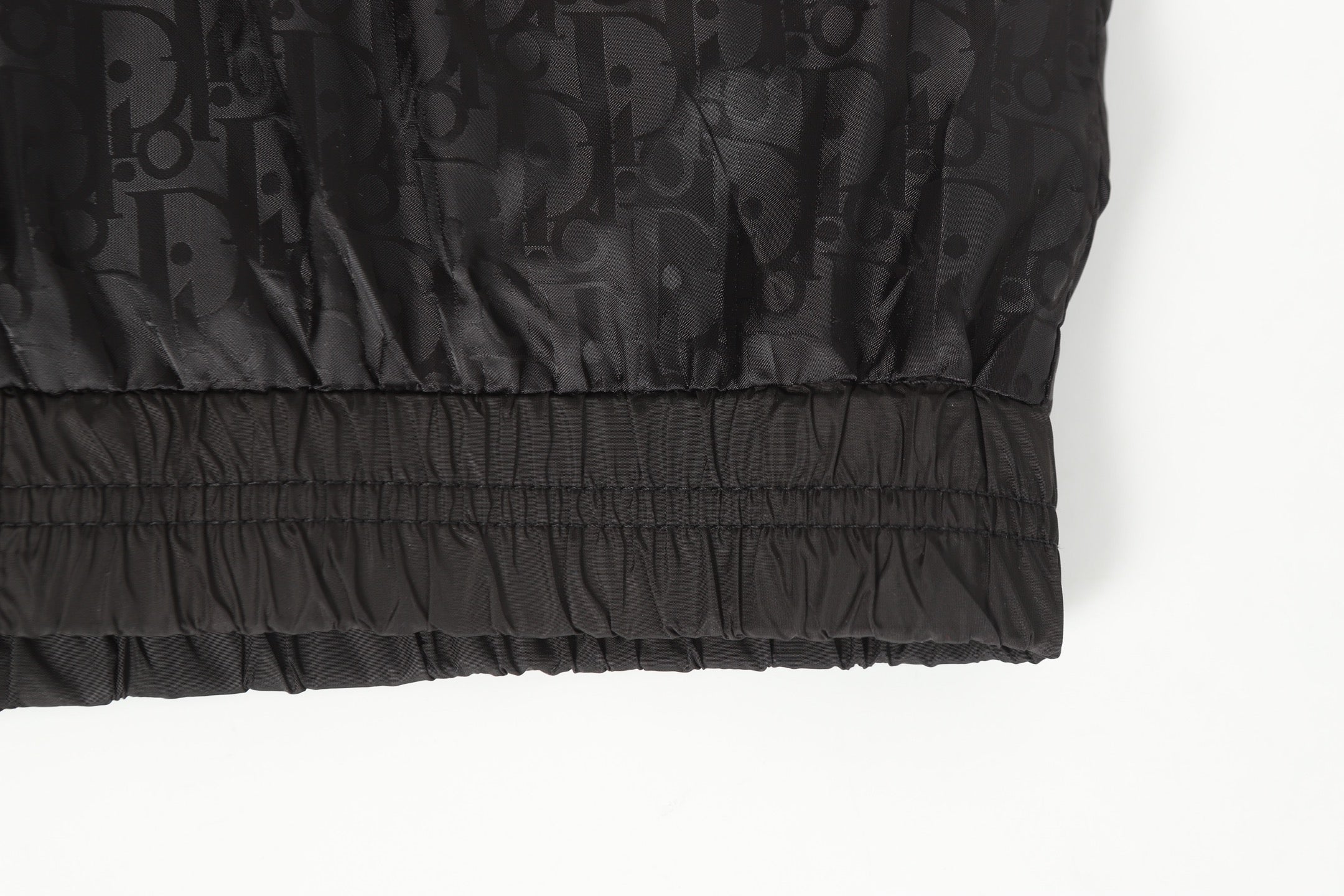 printed paneled hooded jacket