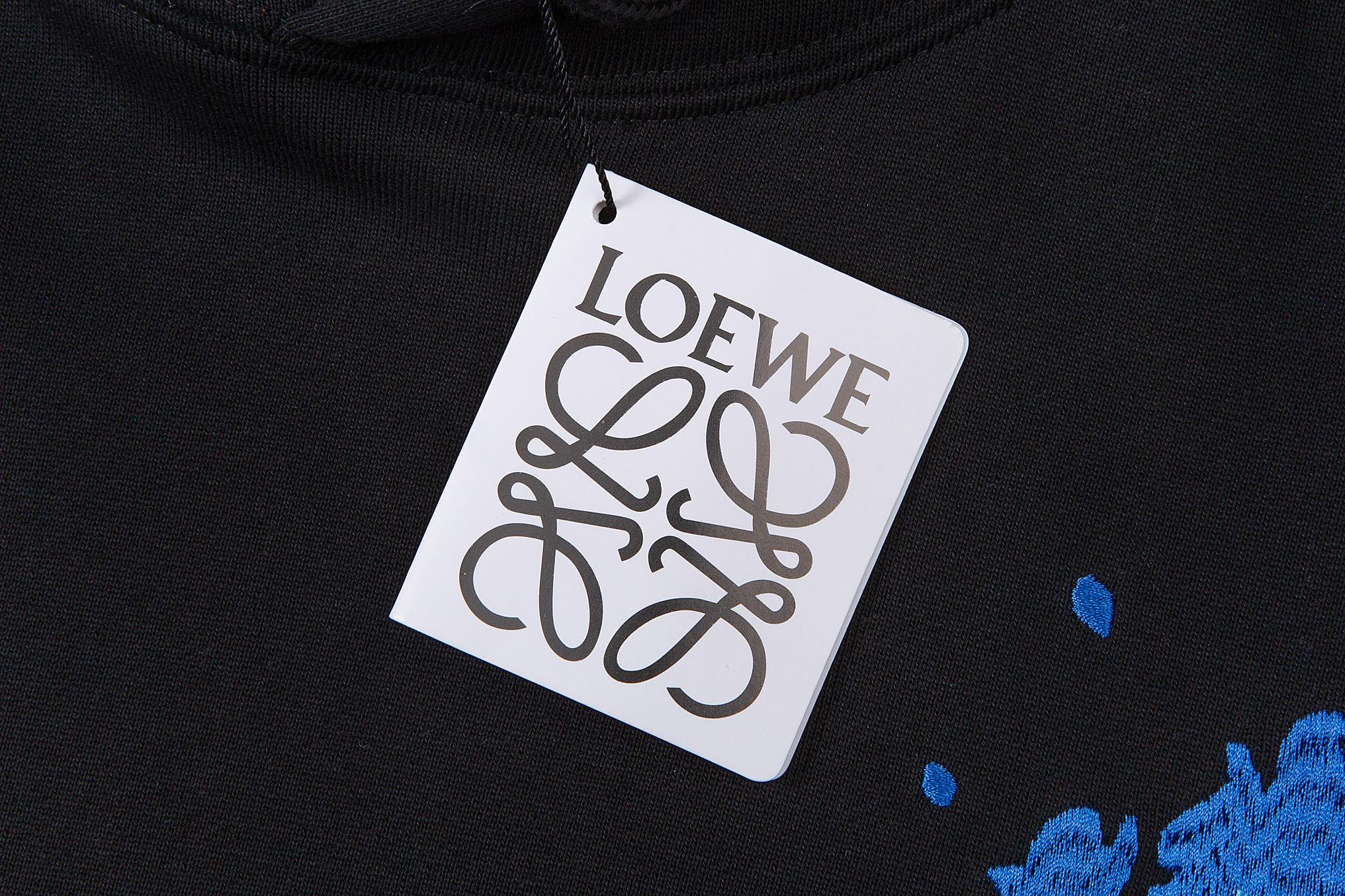 Embroidered cotton sweatshirt