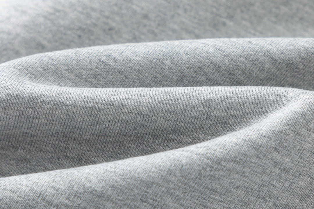 Embroidered zip-up sweatshirt jacket