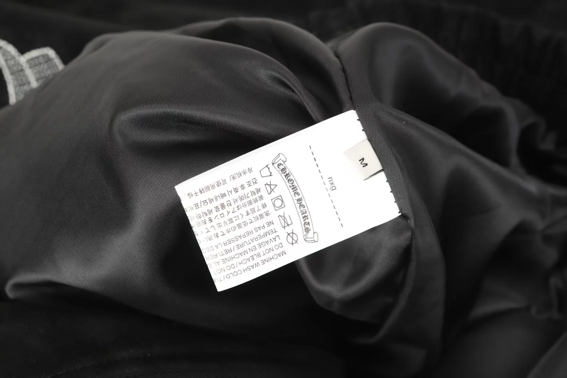 Fur embroidered baseball jacket