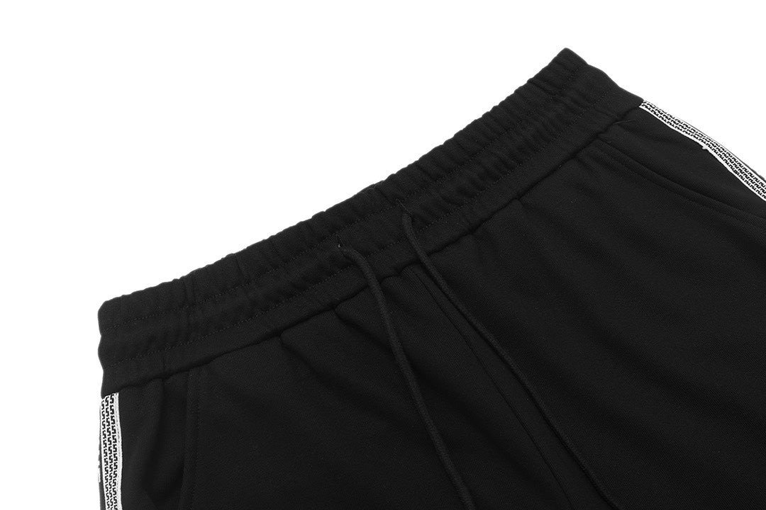 Embroidered cotton shorts