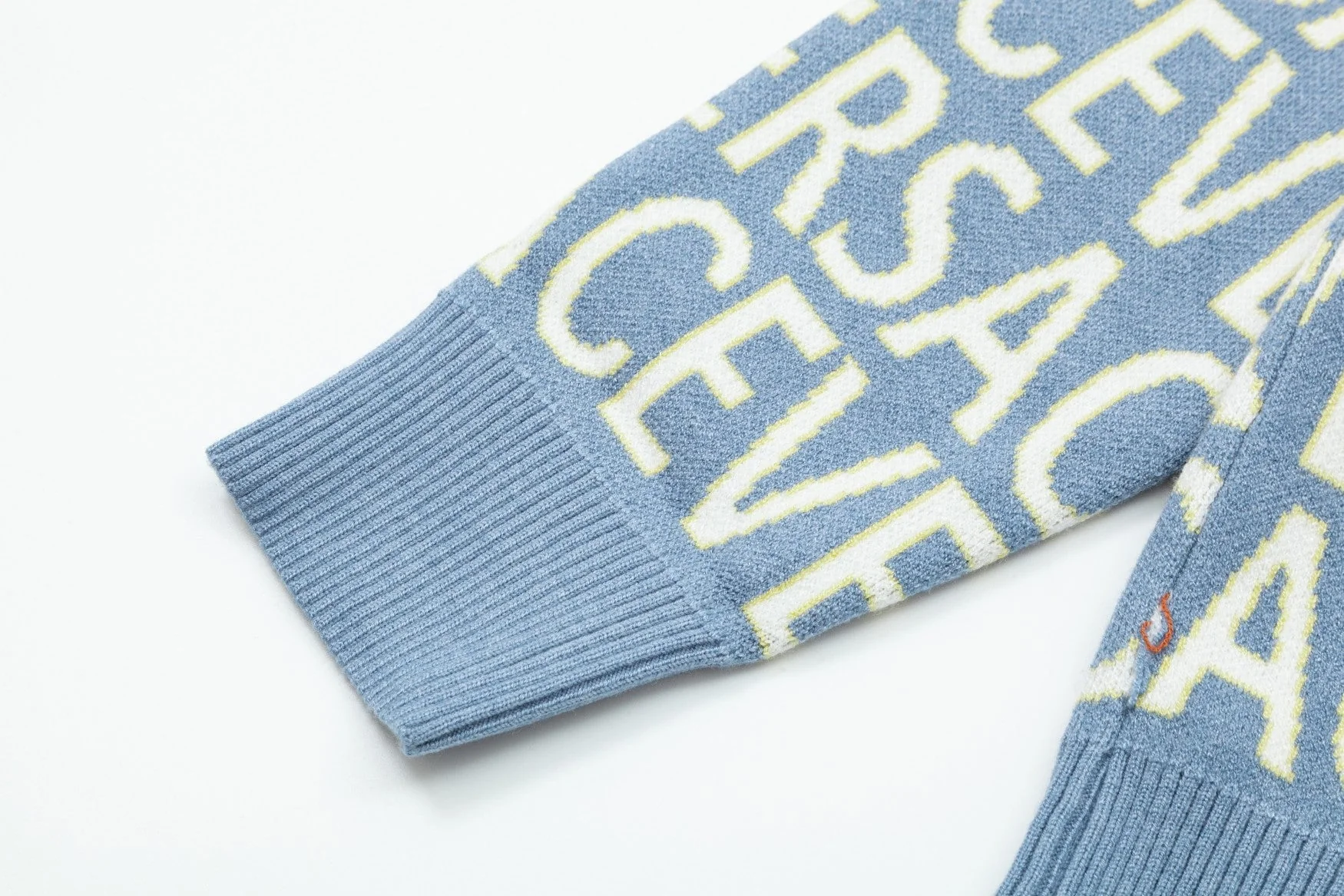 knitted jacquard sweatshirt